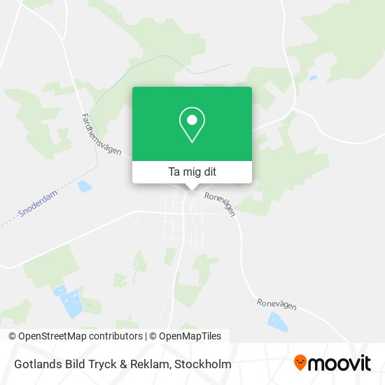 Gotlands Bild Tryck & Reklam karta