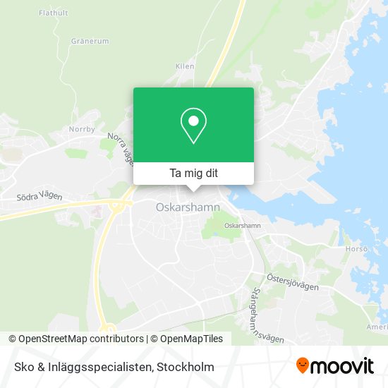 Sko & Inläggsspecialisten karta