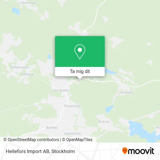 Hellefors Import AB karta