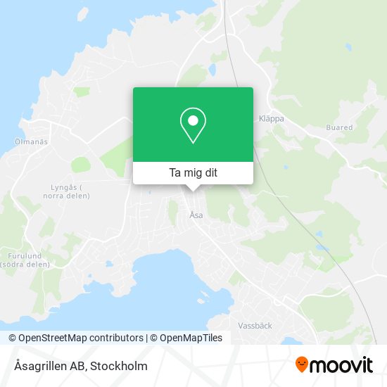 Åsagrillen AB karta