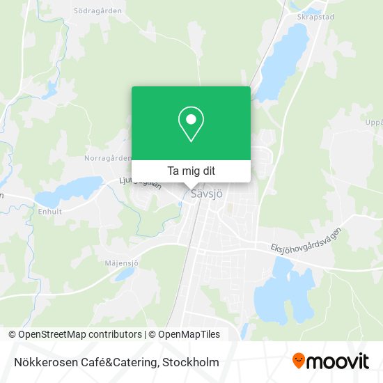 Nökkerosen Café&Catering karta