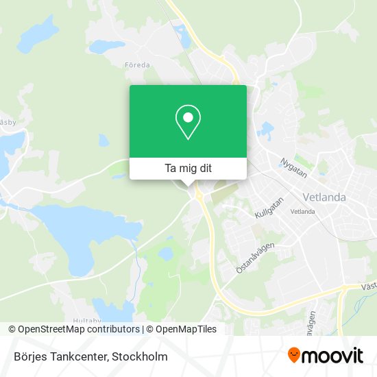 Börjes Tankcenter karta