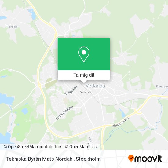 Tekniska Byrån Mats Nordahl karta