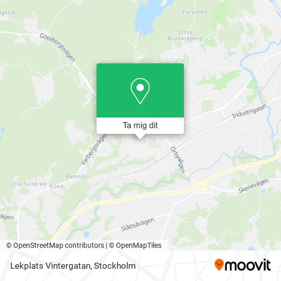 Lekplats Vintergatan karta