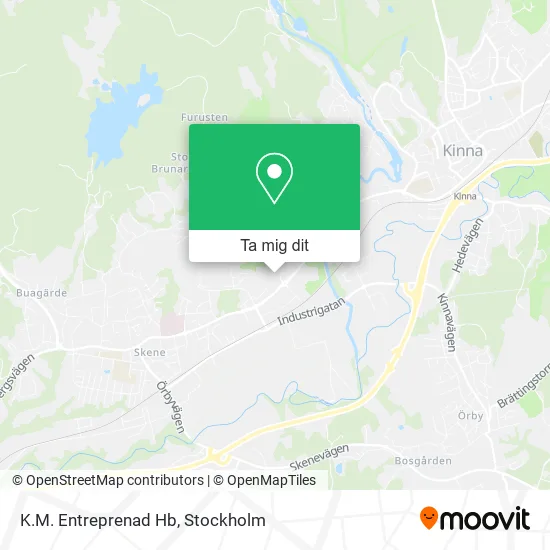 K.M. Entreprenad Hb karta