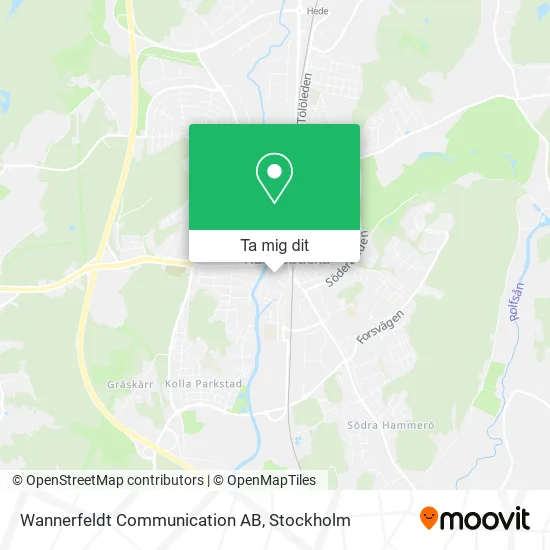 Wannerfeldt Communication AB karta