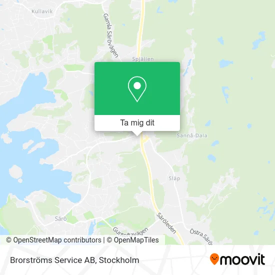 Brorströms Service AB karta
