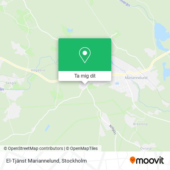 El-Tjänst Mariannelund karta
