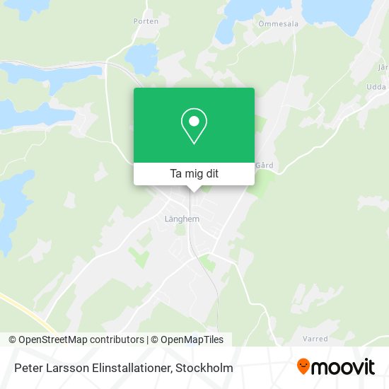 Peter Larsson Elinstallationer karta