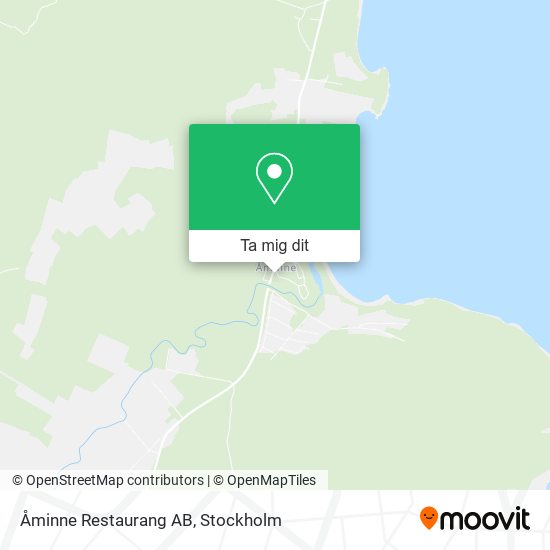 Åminne Restaurang AB karta