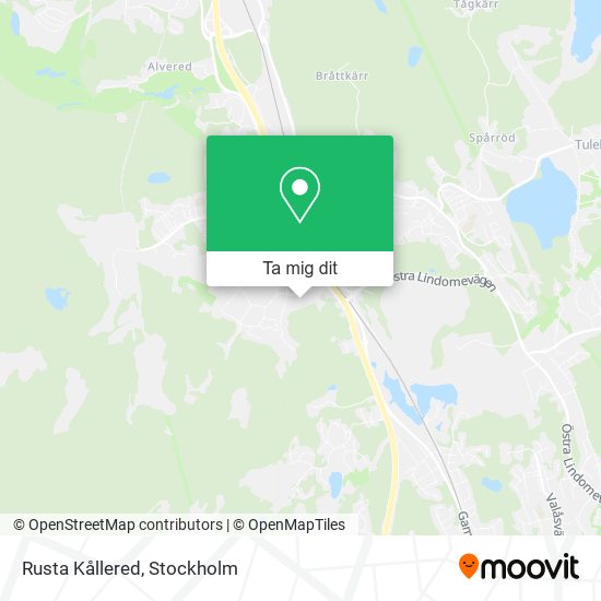 Rusta Kållered karta