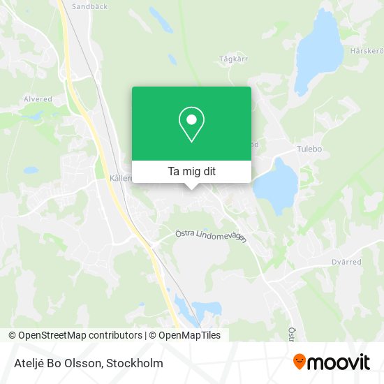 Ateljé Bo Olsson karta