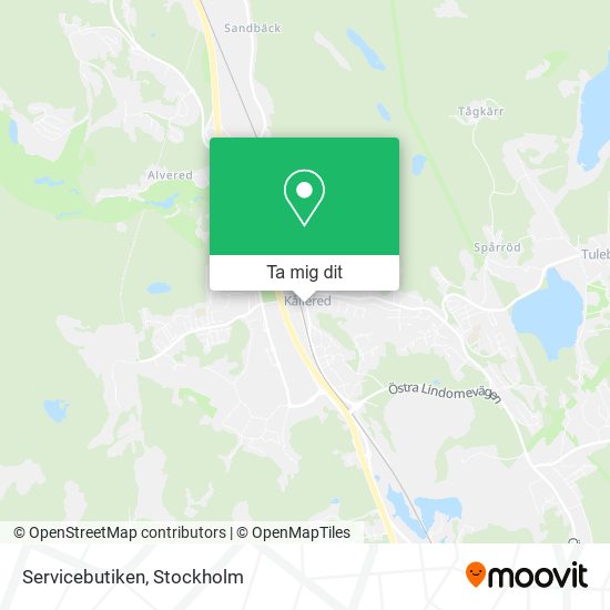 Servicebutiken karta