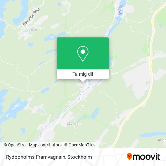 Rydboholms Framvagnsin karta