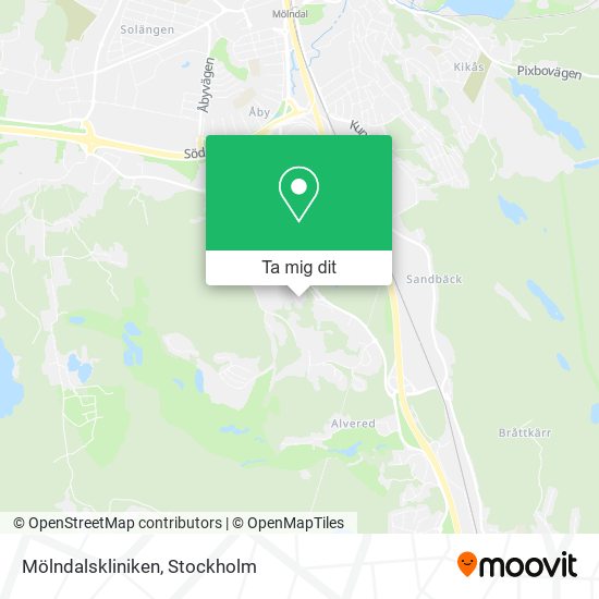 Mölndalskliniken karta