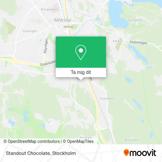 Standout Chocolate karta