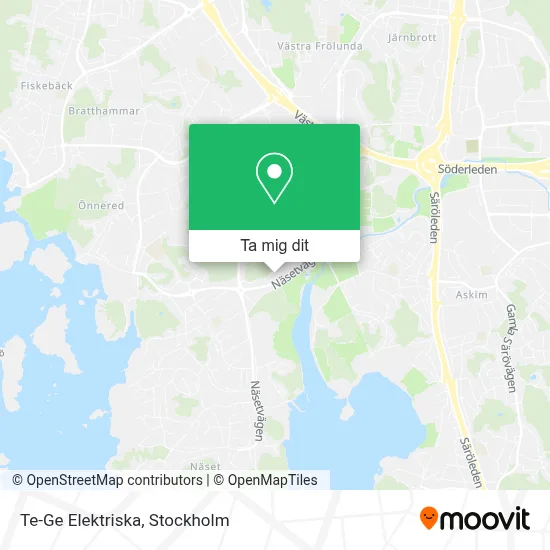Te-Ge Elektriska karta