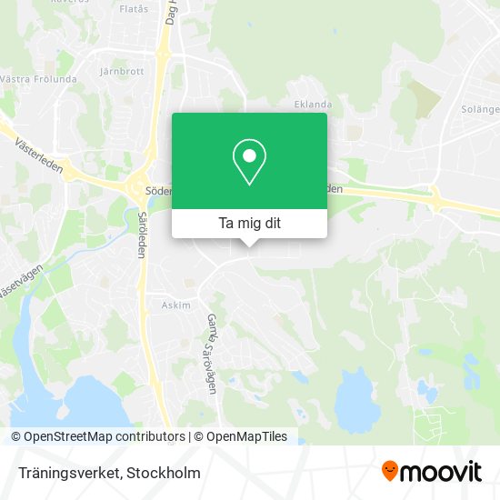 Träningsverket karta
