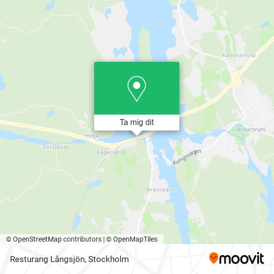 Resturang Långsjön karta