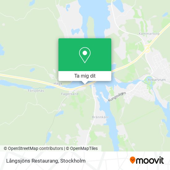 Långsjöns Restaurang karta