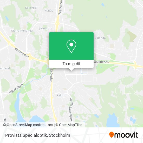 Provista Specialoptik karta