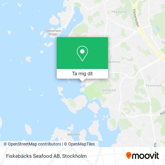Fiskebäcks Seafood AB karta