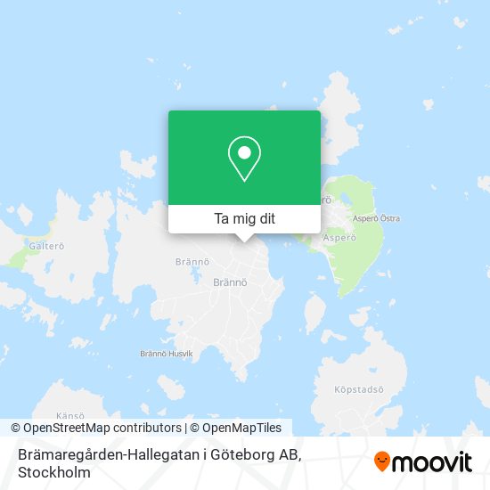 Brämaregården-Hallegatan i Göteborg AB karta