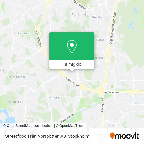 Streetfood Från Norrbotten AB karta