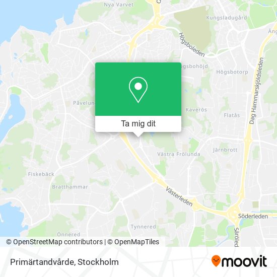 Primärtandvårde karta
