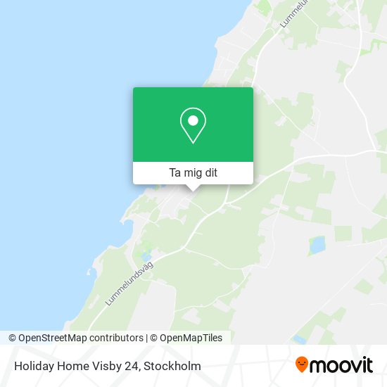 Holiday Home Visby 24 karta
