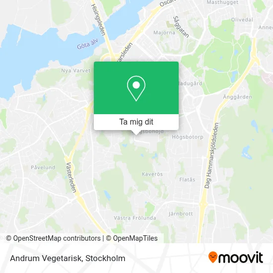 Andrum Vegetarisk karta