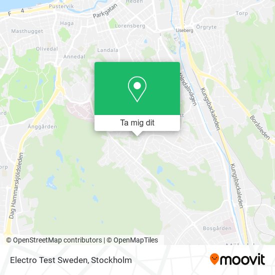 Electro Test Sweden karta