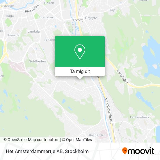 Het Amsterdammertje AB karta