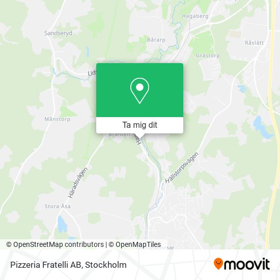 Pizzeria Fratelli AB karta