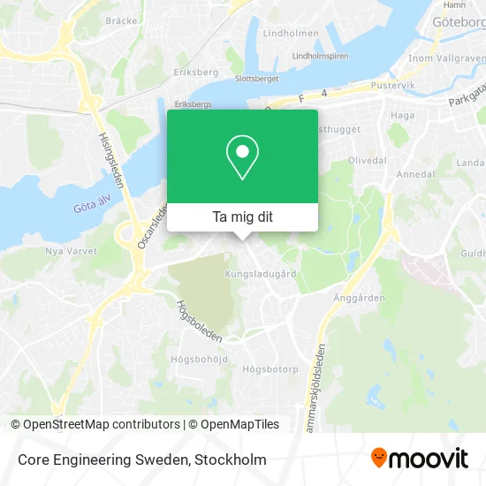 Core Engineering Sweden karta