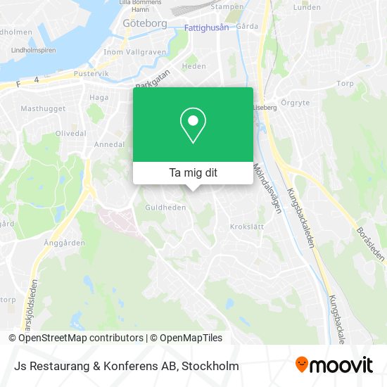 Js Restaurang & Konferens AB karta