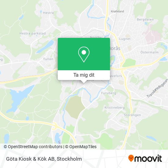 Göta Kiosk & Kök AB karta