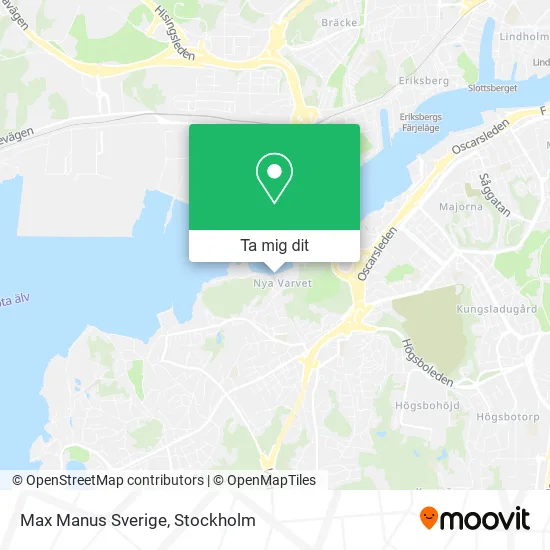 Max Manus Sverige karta