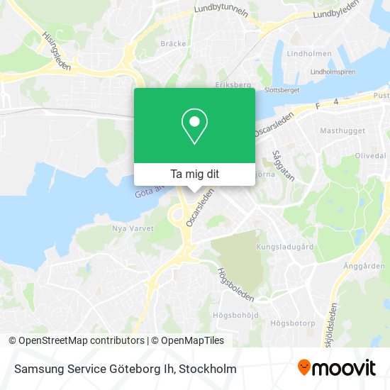 Samsung Service Göteborg Ih karta