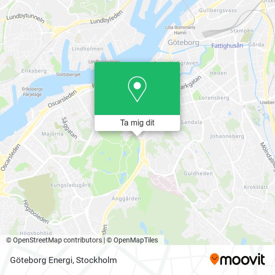 Göteborg Energi karta