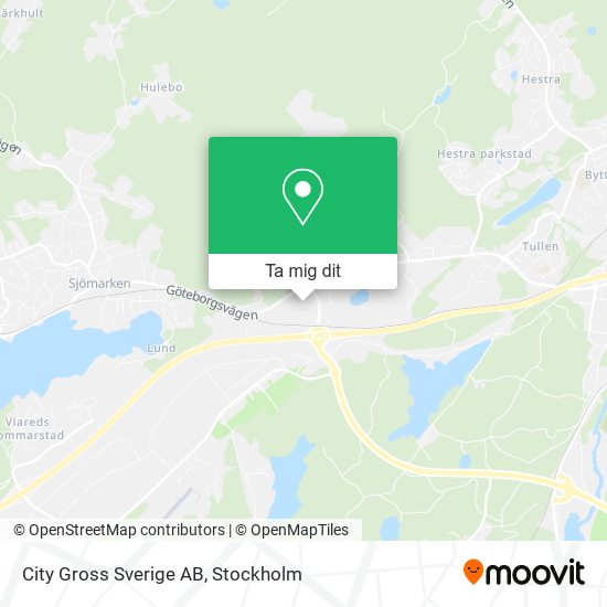 City Gross Sverige AB karta