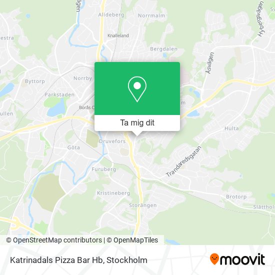 Katrinadals Pizza Bar Hb karta
