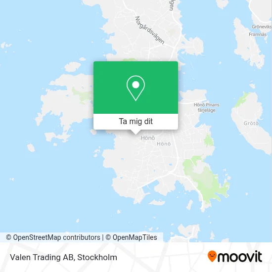 Valen Trading AB karta