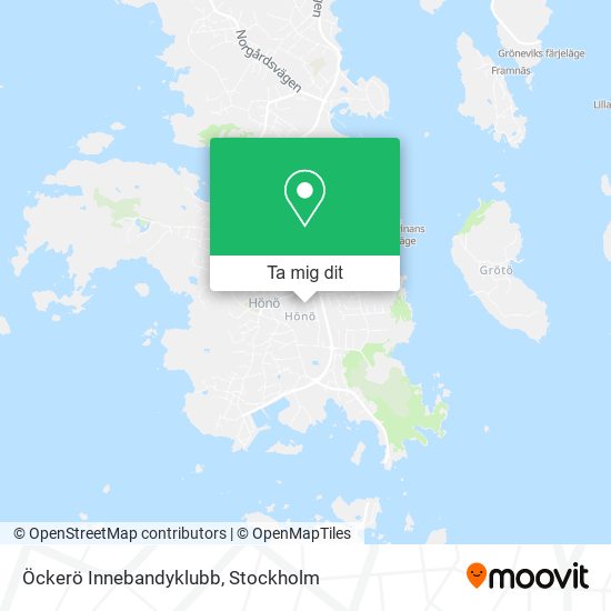 Öckerö Innebandyklubb karta