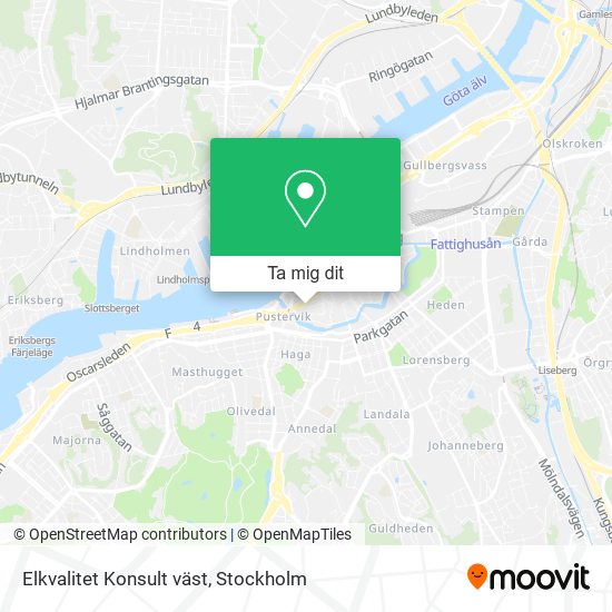 Elkvalitet Konsult väst karta