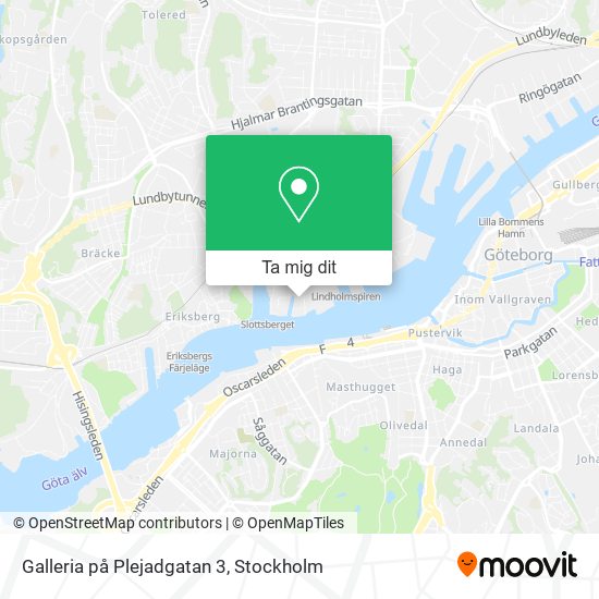 Galleria på Plejadgatan 3 karta