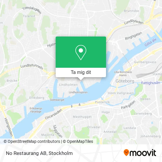 No Restaurang AB karta