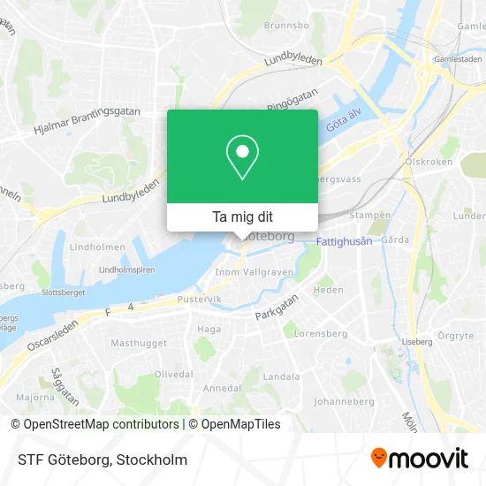 STF Göteborg karta