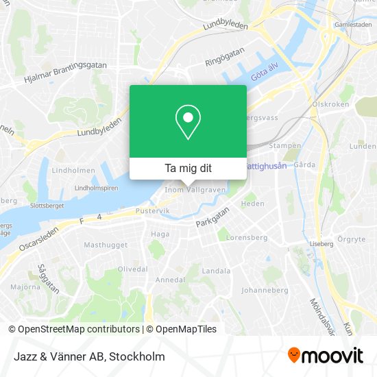 Jazz & Vänner AB karta