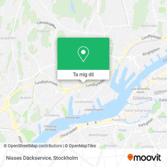 Nisses Däckservice karta